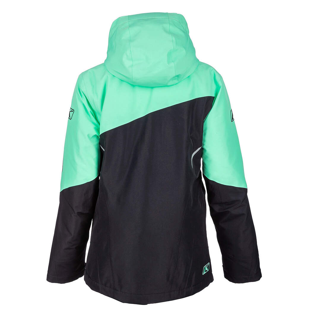 Куртка для снегохода (женская) KLIM ALLURE #4 black-green (текстиль) (XL)