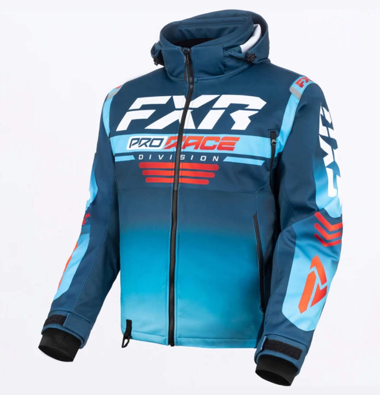 Куртка для снегохода FXR RRX #2 blue (текстиль) (S)