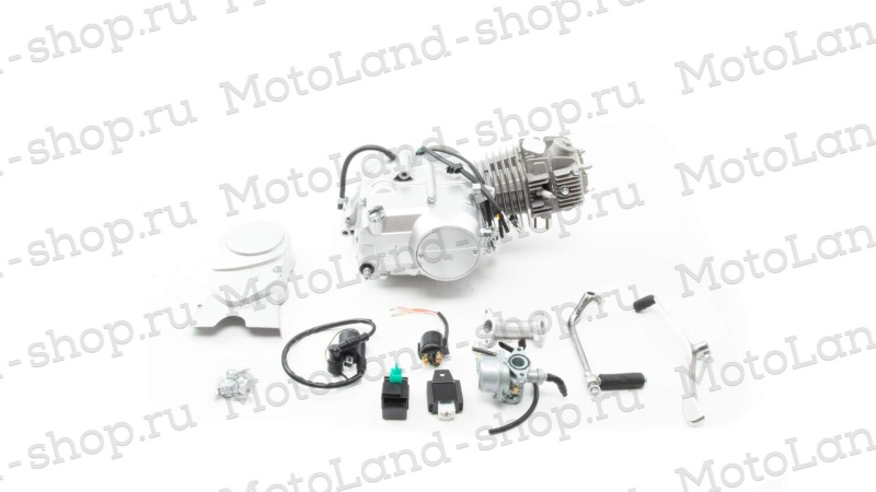 Двигатель 125см3 152FMI (52.4x55.5) механика, 4ск, без стартера