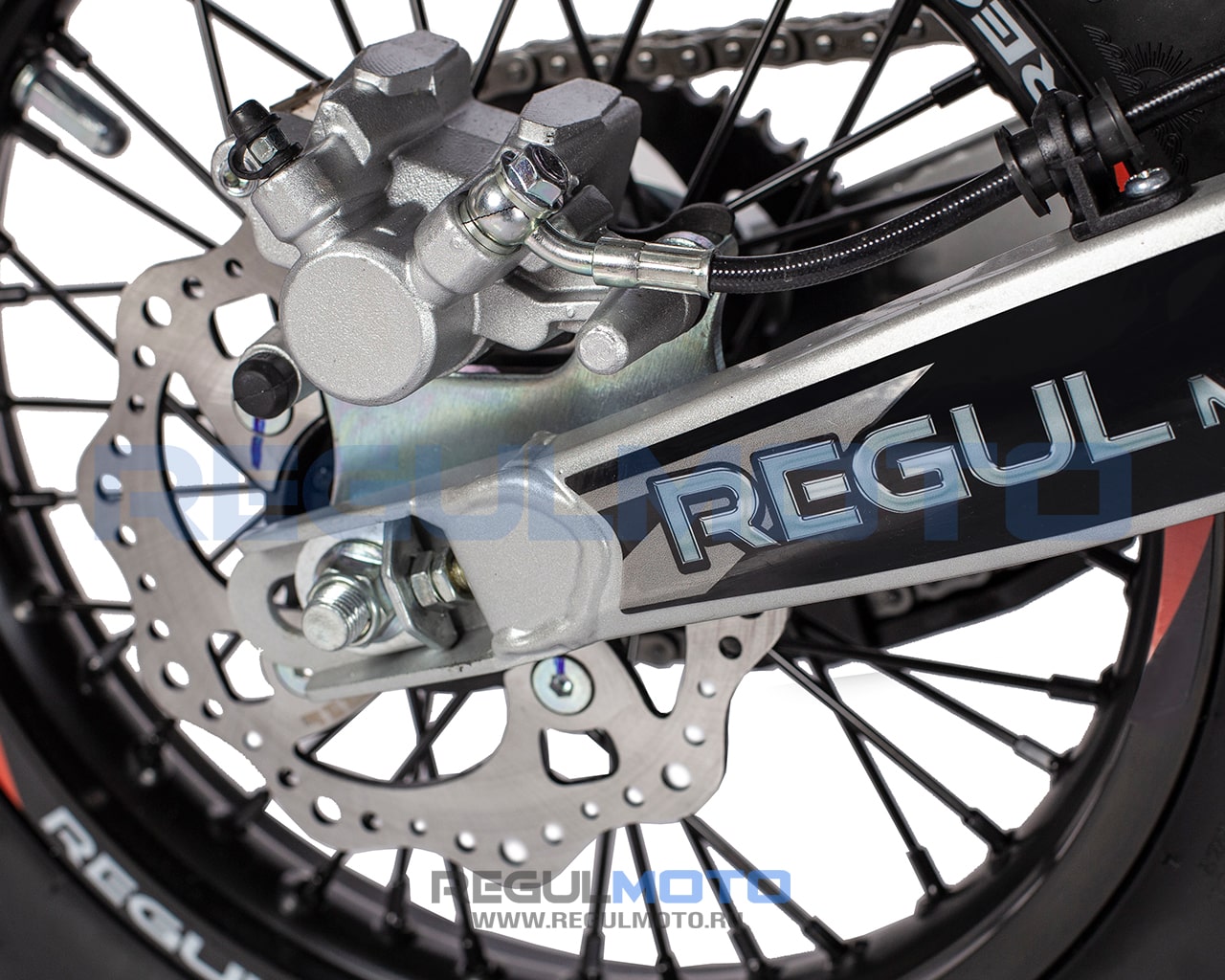 Питбайк Regulmoto SEVEN PRO 17/14 Черный-оранжевый