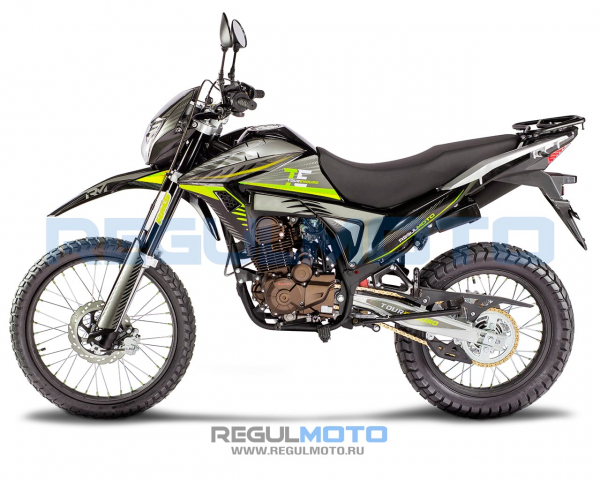 Мотоцикл Regulmoto TE (Tour Enduro) PR, 6 скоростей Черный-оранжевый